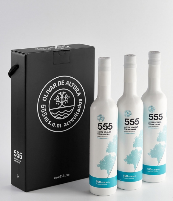 555 Estuche Hojiblanca 3x500ml