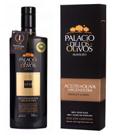 Palacio de los Olivos Picual - Estuche con botella de vidrio 500 ml.