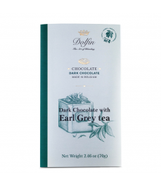 Dolfin Dark Chocolate with Earl Grey Tea - Tablet 70 g