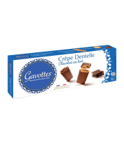 Gavottes Crêpes Dentelles recubiertos de chocolate con leche - Paquete de 90 gr