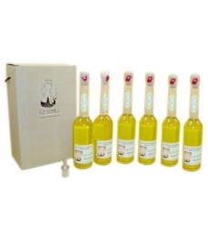 Eco Setrill - Caja 6 botellas vidrio 200 ml. + vertedor