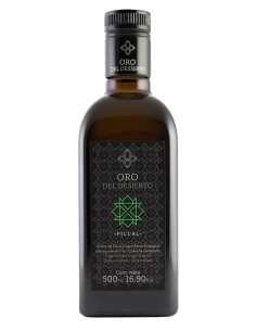 Oro del Desierto Picual - Frasca de vidrio 500 ml.