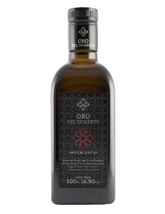 Oro del Desierto Hojiblanca - Frasca de vidrio 500 ml.