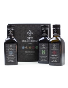 Oro del Desierto Estuche Regalo - 3 Frascas de vidrio 250 ml.