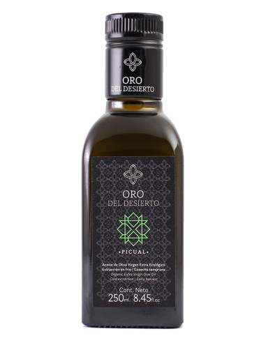 Oro del Desierto Picual - Frasca de vidrio 250 ml.