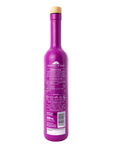 Bravoleum Picual - Botella de vidrio 500 ml.