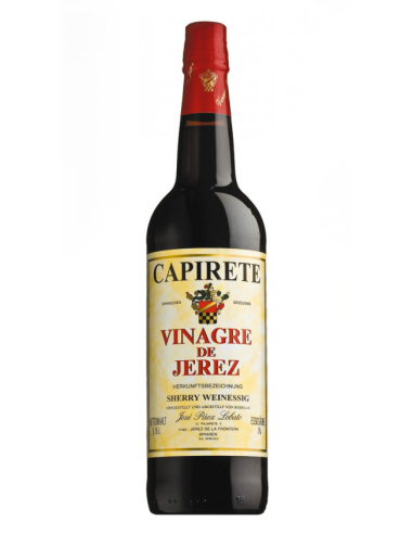 Capirete Vinagre de Jerez - Botella de vidrio 750 ml.