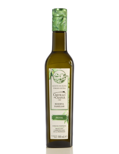 Castillo de Canena Reserva Familiar Picual - Botella de vidrio 500 ml.