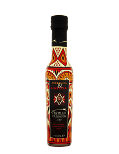 Castillo de Canena Arbequina con Harissa - Botella de vidrio 250 ml.