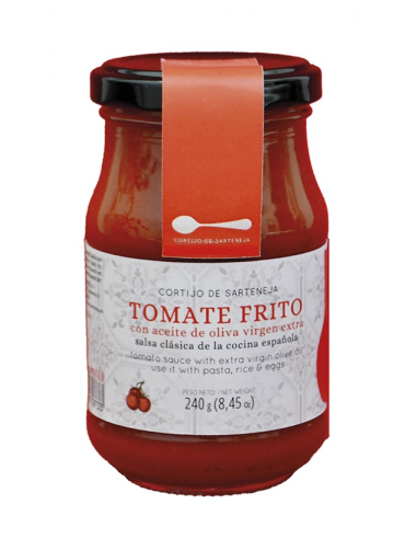 Cortijo de Sarteneja Salsa de tomate frito - Tarro 240 gr.
