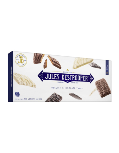 Jules Destrooper Galletas 3 Chocolates - Caja 100 gr.