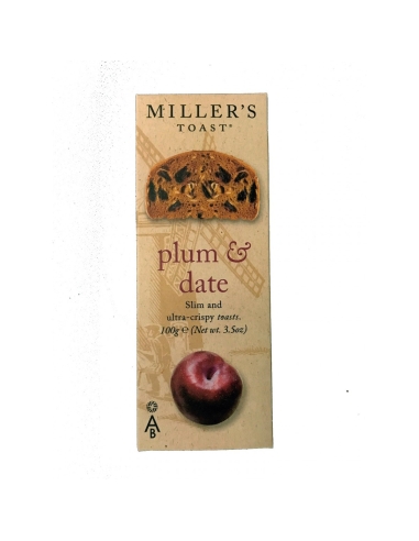 Miller's Toast Plum & Date - Pack 100...