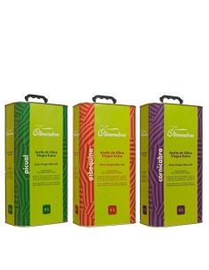 Olimendros Set Picual, Arbequina y Cornicabra - Latas 3x5 l.