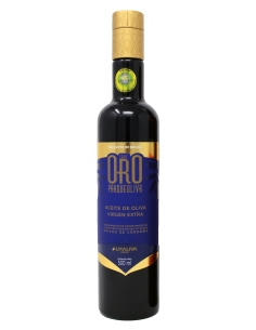 Parqueoliva Serie Oro - Botella de vidrio 500 ml.