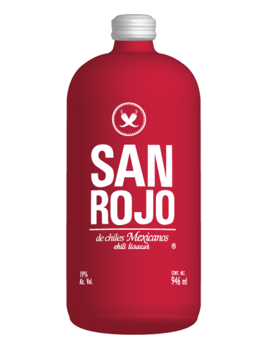 Sanrojo Liqueur de chili - Bouteille...