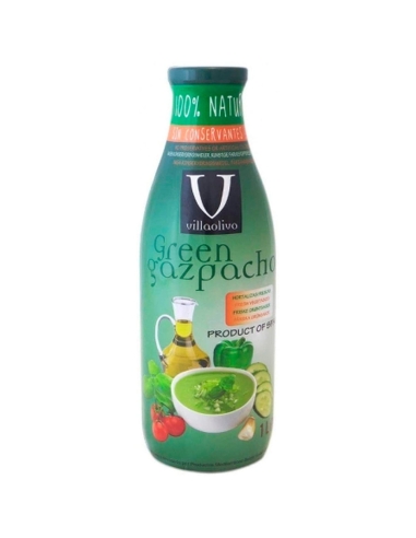 Villaolivo Gazpacho verde - Botella de vidrio 1 l.