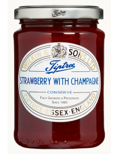 Wilkin & Sons Tiptree Mermelada de Fresa con Champagne - Tarro 340 gr.