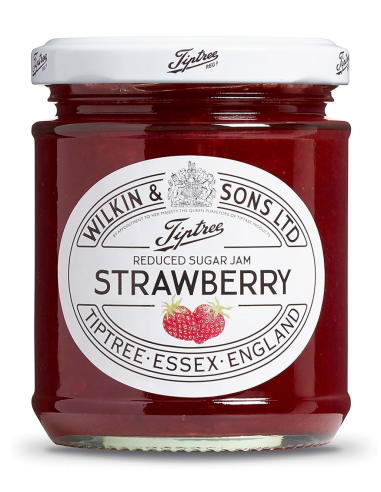 Wilkin & Sons Tiptree Mermelada de Fresa con Azúcar reducido - Tarro 200 gr.