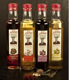 Vinagre Plétora "de vino de Jerez" - botella vidrio 250 ml.