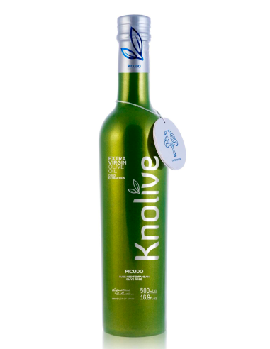 Knolive Picudo - Botella de vidrio 500 ml.