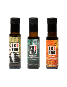 Exttra Collection Arbequina, Hojiblanca y Picual - Pack 3x100 ml.