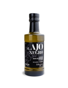 Valderrama Aceite de oliva virgen extra al ajo negro - Botella de vidrio 250 ml.