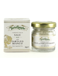 Tartuflanghe Sal gris de Guérande con Trufa Blanca - Tarro 30 gr.