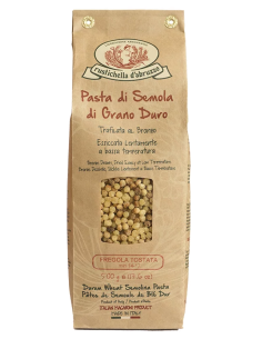 Rustichella d'Abruzzo Fregola Tostata - Paquete 500 gr.