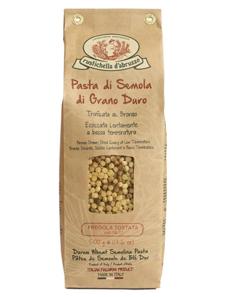 Rustichella d'Abruzzo Fregola Tostata - Paquete 500 gr.