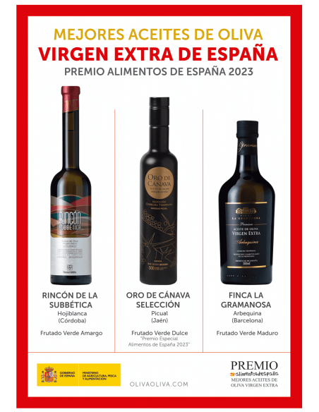 Mejores Aceites de España 2023 - Caja regalo 3x500 ml.