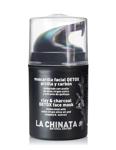 La Chinata - Mascarilla Facial Detox Arcilla y Carbón 50 ml
