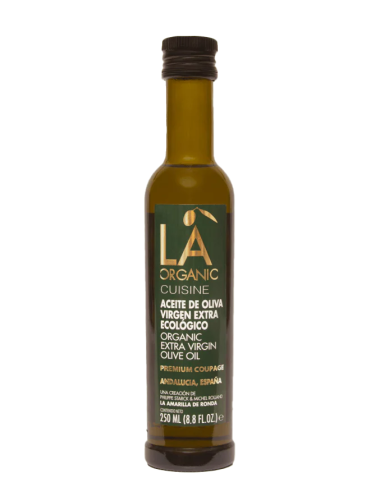 LA Organic Cuisine - Botella de vidrio 250 ml.