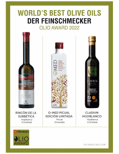 Mejores Aceites del Mundo Olio Award 2022 - Caja madera 3x500 ml. Mejores Aceites del Mundo Olio Award 2022 - Caja madera 3x500 ml. 2