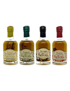 Baeturia Aceites Aromatizados - Pack 4x250 ml. Baeturia Aceites Aromatizados - Pack 4x250 ml.