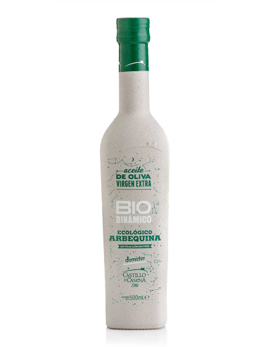 Castillo de Canena Biodinámico Arbequina - Botella de vidrio 500 ml.