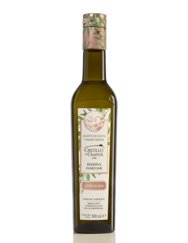 Castillo de Canena Reserva Familiar Arbequina - Botella de vidrio 500 ml.