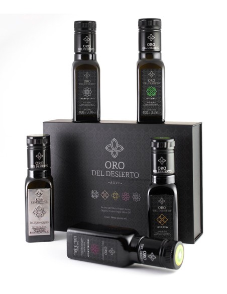 Oro del Desierto Estuche Regalo - 5 Botellas de vidrio 100 ml.