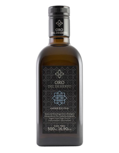 Oro del Desierto Arbequina - Frasca de vidrio 500 ml.