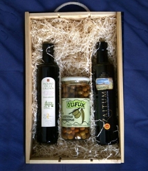 Caja regalo Gourmet - Aceites y aceitunas