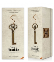 olivenöl  casas de hualdo reserva de familia Glasflasche 500 ml