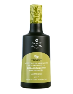 Molino de la Calzada Arbequina Bell - Botella de vidrio 500 ml.