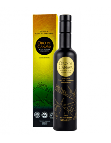 Oro de Cánava Selección Cosecha Temprana - Botella de vidrio 500 ml.