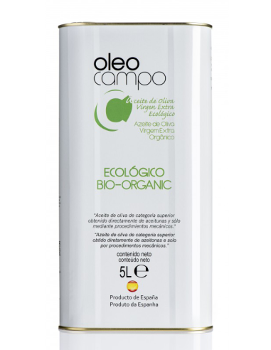 Oleocampo Organic Picual - Tin 5 l.