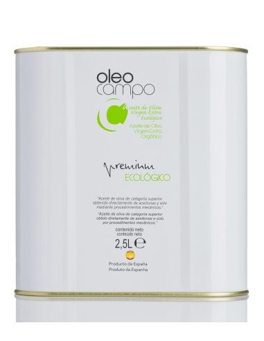Oleocampo Organic Picual - Tin 2,5 l.