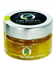 Oro Bailén Extra Virgin Olive Oil Pearls - 50 gr. glass jar