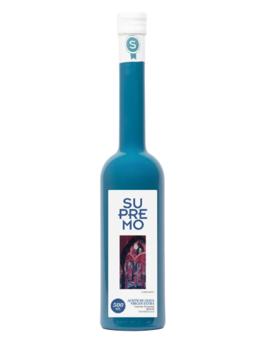 6x Supremo Lucio - Glasflasche 500 ml.