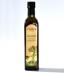 Zakros - botella vidrio 500 ml.