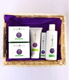 Sensolive Batch - Basket of creams, Aloe Vera gel and eye contour