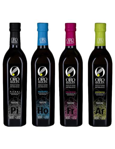 Oro Bailén Set 4 Varieties - 4 Glass...