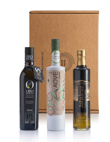 Mejores Aceites Jaén Selección 2025 - Caja regalo 3x500 ml.